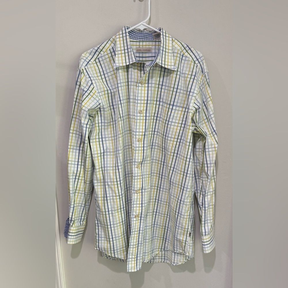 Men's Multicolor Plaid Dress Shirt